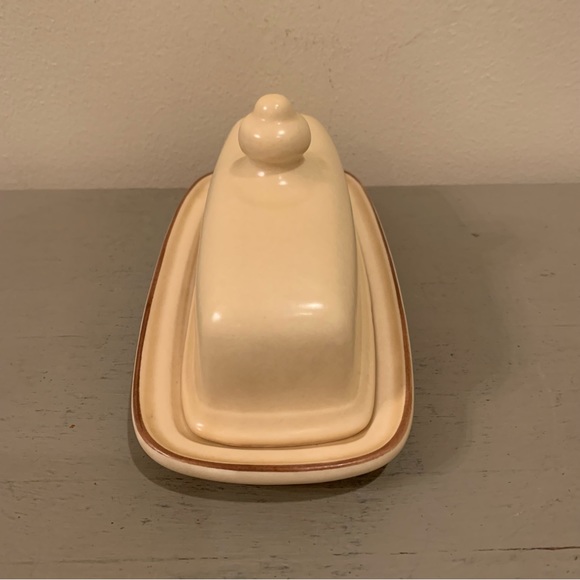 VTG Pfaltzgraff Village Butter Dish With Lid - Picture 2 of 6